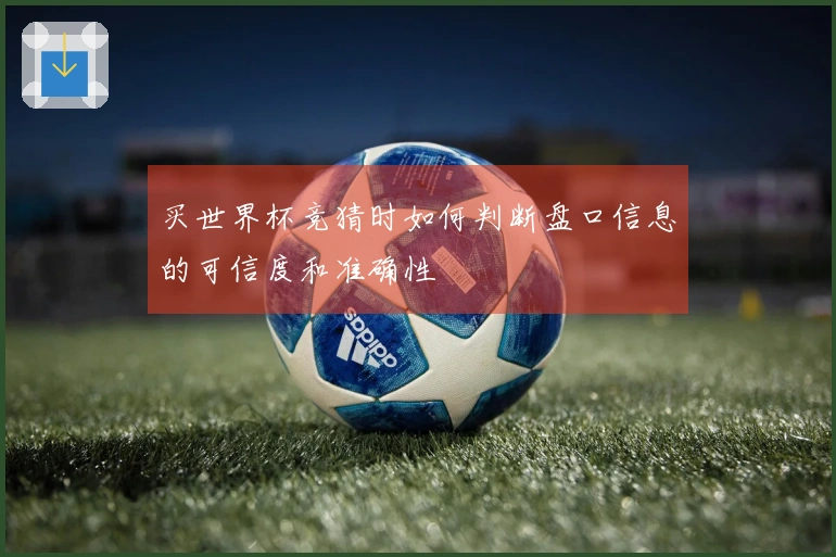 买世界杯竞猜时如何判断盘口信息的可信度和准确性